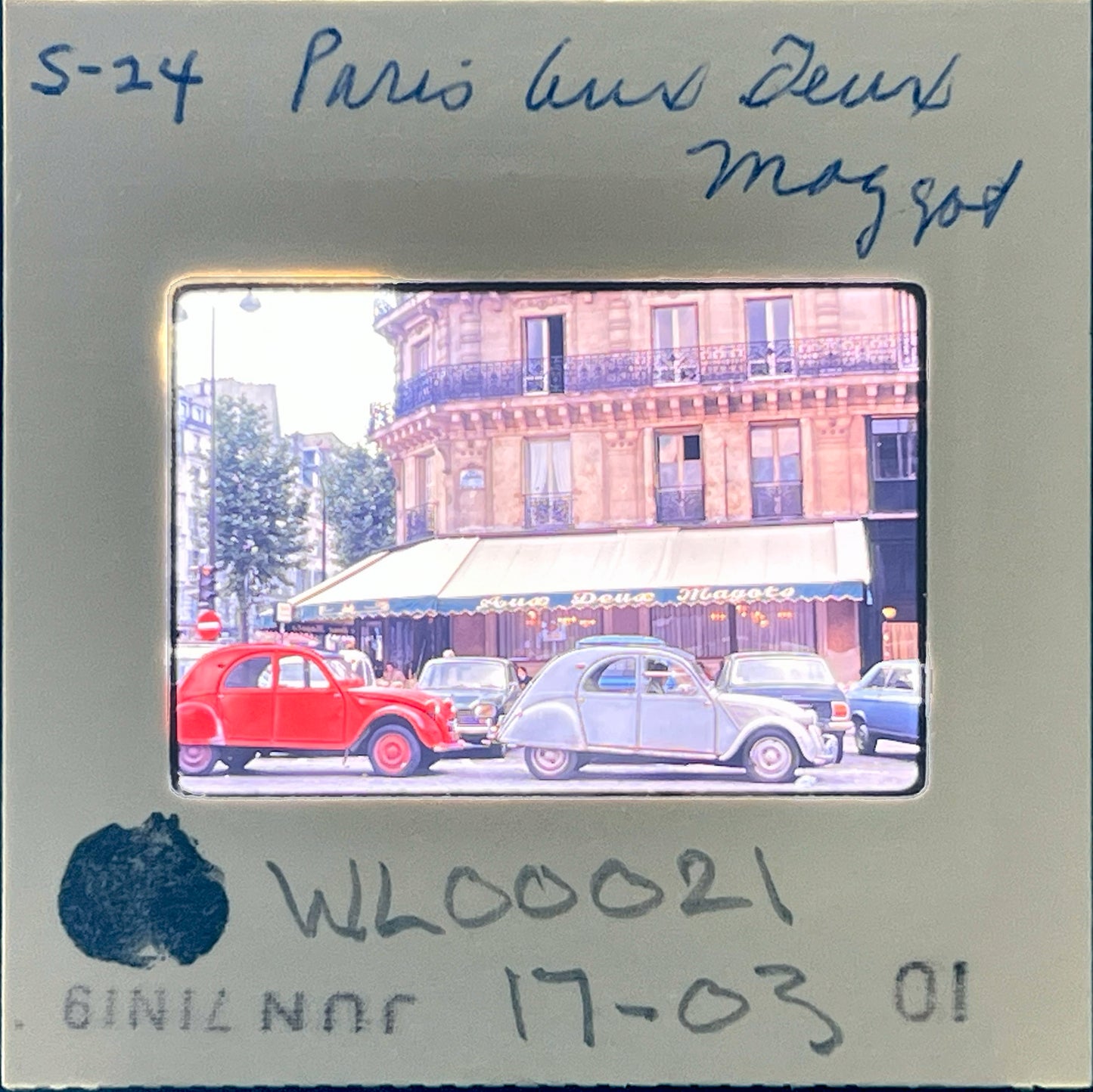Aux Deux Magots, Paris, France, c. 1971 (WL00021)