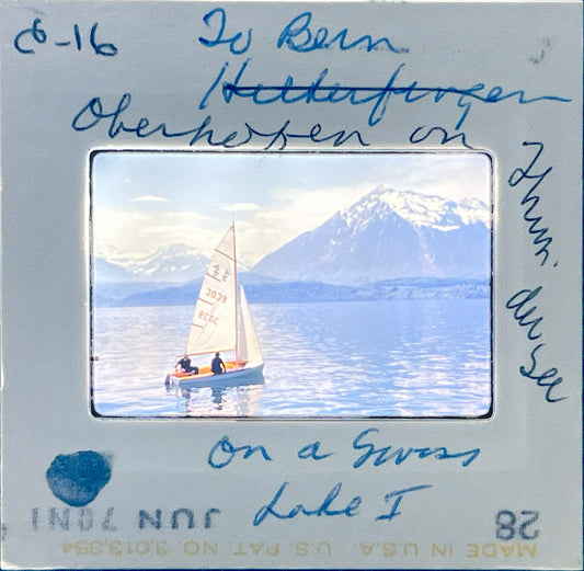 "On a Swiss Lake I", Oberhofen, Switzerland, c. 1970 (WL00170)