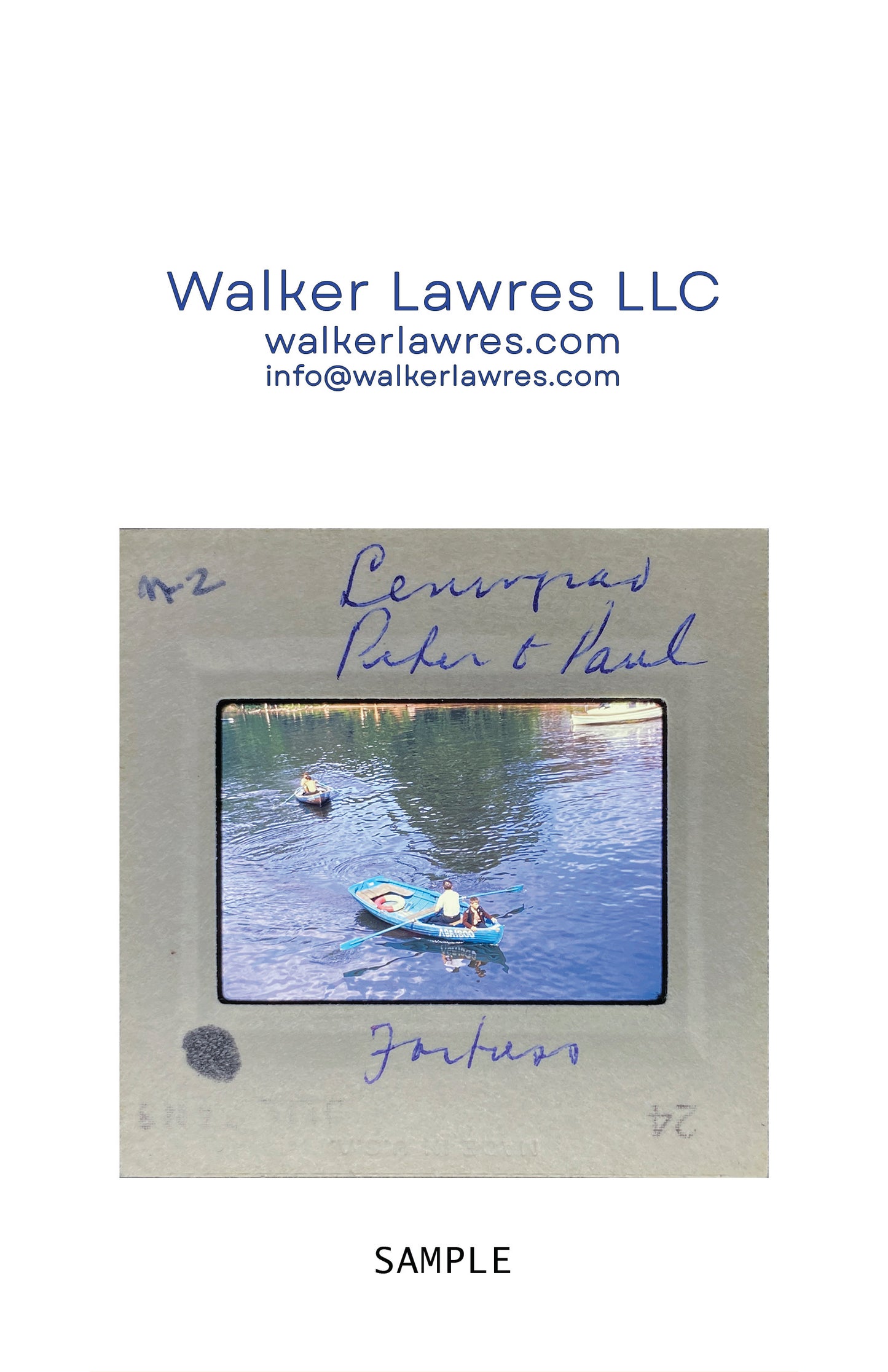 Untitled, Rowboats on the River Neva, Leningrad, Russia, 1974 (WL00195: Series of 15)