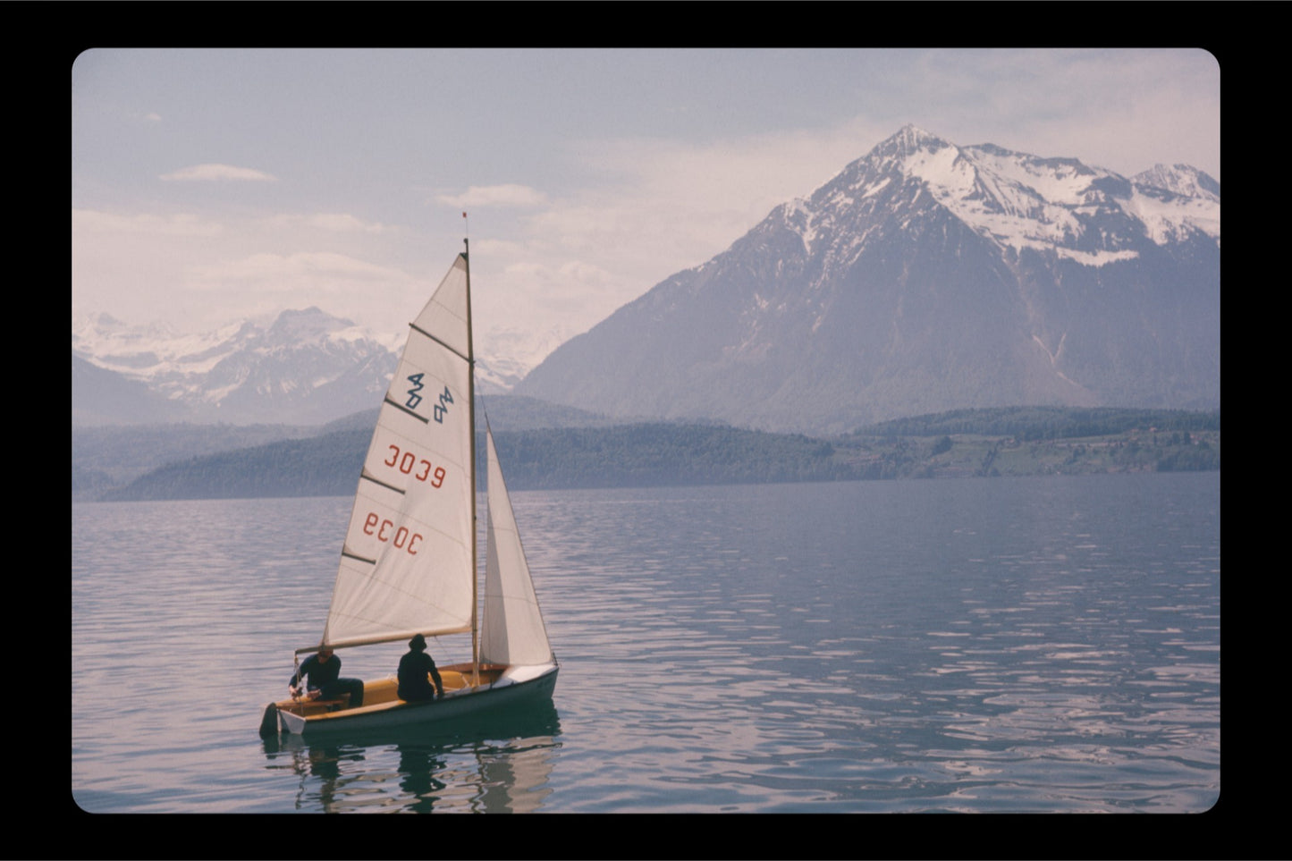 On a Swiss Lake I, Oberhofen, Switzerland, c. 1970 (WL00170)