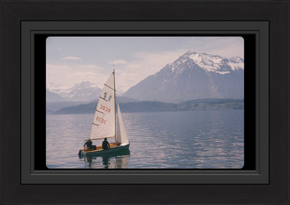 On a Swiss Lake I, Oberhofen, Switzerland, c. 1970 (WL00170)