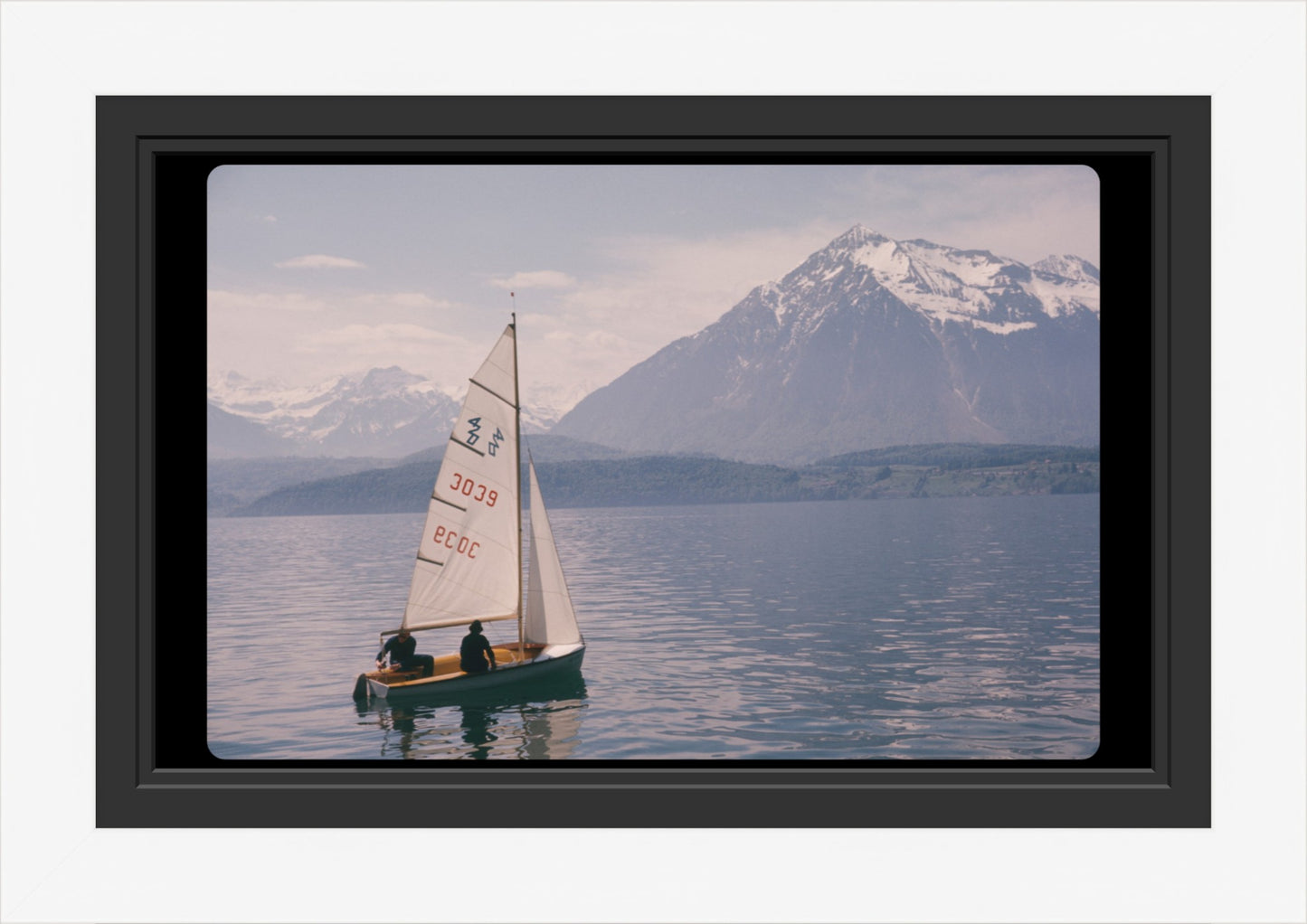 On a Swiss Lake I, Oberhofen, Switzerland, c. 1970 (WL00170)