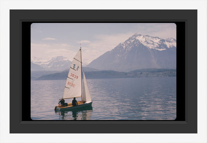 On a Swiss Lake I, Oberhofen, Switzerland, c. 1970 (WL00170)
