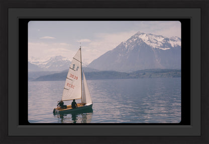 On a Swiss Lake I, Oberhofen, Switzerland, c. 1970 (WL00170)