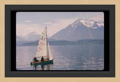 On a Swiss Lake I, Oberhofen, Switzerland, c. 1970 (WL00170)