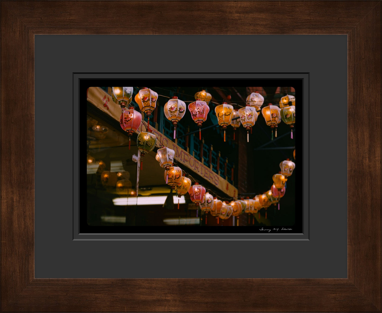 "Chinese Lanterns", Chinatown, San Francisco, USA, 1958, Fine Art Photographic Print (WL00119)