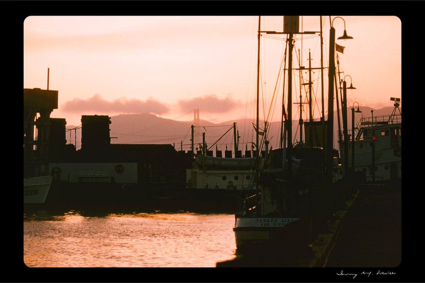 Untitled, Sunset Over Bay, San Francisco, USA, c. 1958 (WL00161)
