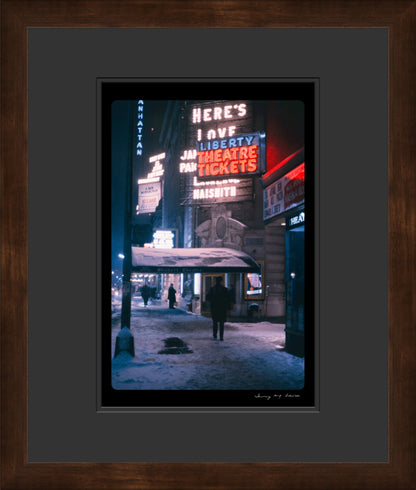 "Nite Theater", Times Square, New York City, USA, 1964 (WL00144)
