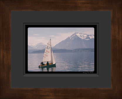 "On a Swiss Lake I", Oberhofen, Switzerland, c. 1970 (WL00170)