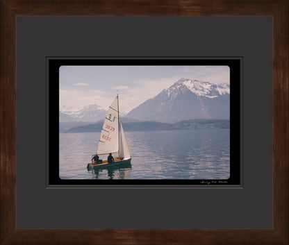 "On a Swiss Lake I", Oberhofen, Switzerland, c. 1970 (WL00170)