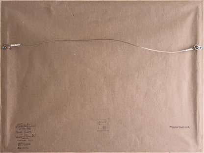 "Amalfi Boats", 2026, Original Watercolor by Robb Walker, 18"x24" Framed (RW00070WC011318)