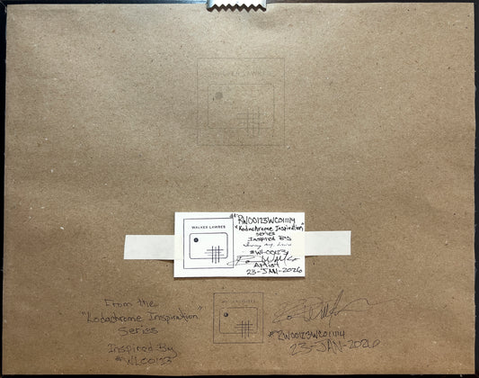 "A Refreshing Nite", 2026, Original Watercolor by Robb Walker, 11"x14" Framed (RW00123WC011114)