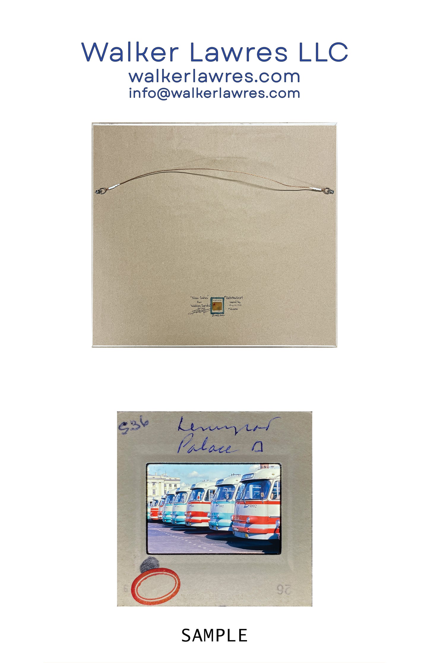 "Palace Coaches", 2026, Original Watercolor by Robb Walker, 20"x27" Framed (RW00194WC011117)