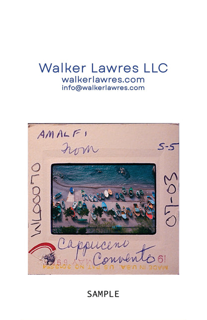 "Amalfi from Cappuccini Convento", Amalfi, Italy, 1969 (WL00070: Series of 15)