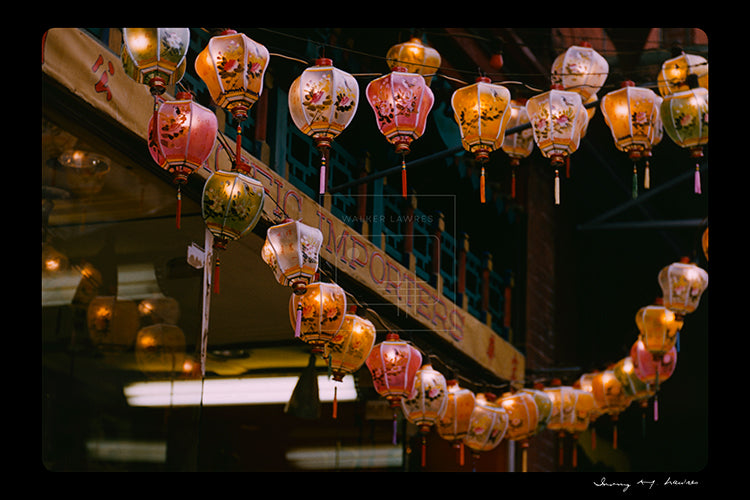 "Chinese Lanterns", Chinatown, San Francisco, USA, 1958, Fine Art Photographic Print (WL00119)