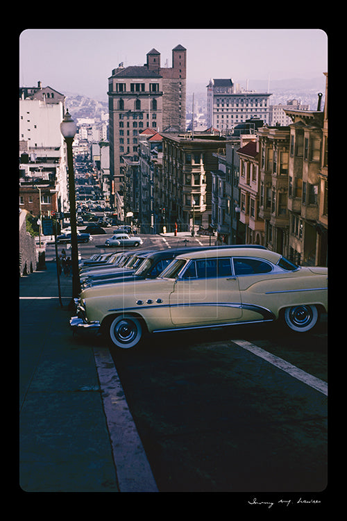 Untitled, Cars Parked on Hill, San Francisco, USA, c. 1960s (WL00157: Series of 15)
