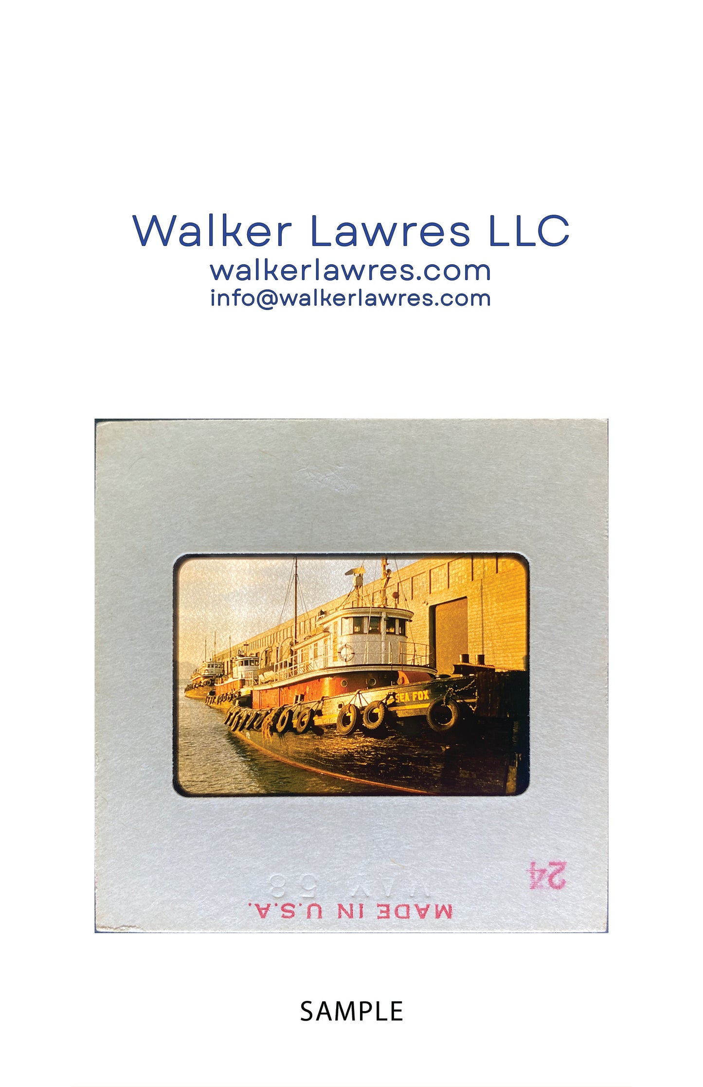 Untitled, Tugs at Sunset, San Francisco, USA, c. 1958 (WL00158: Series of 25)