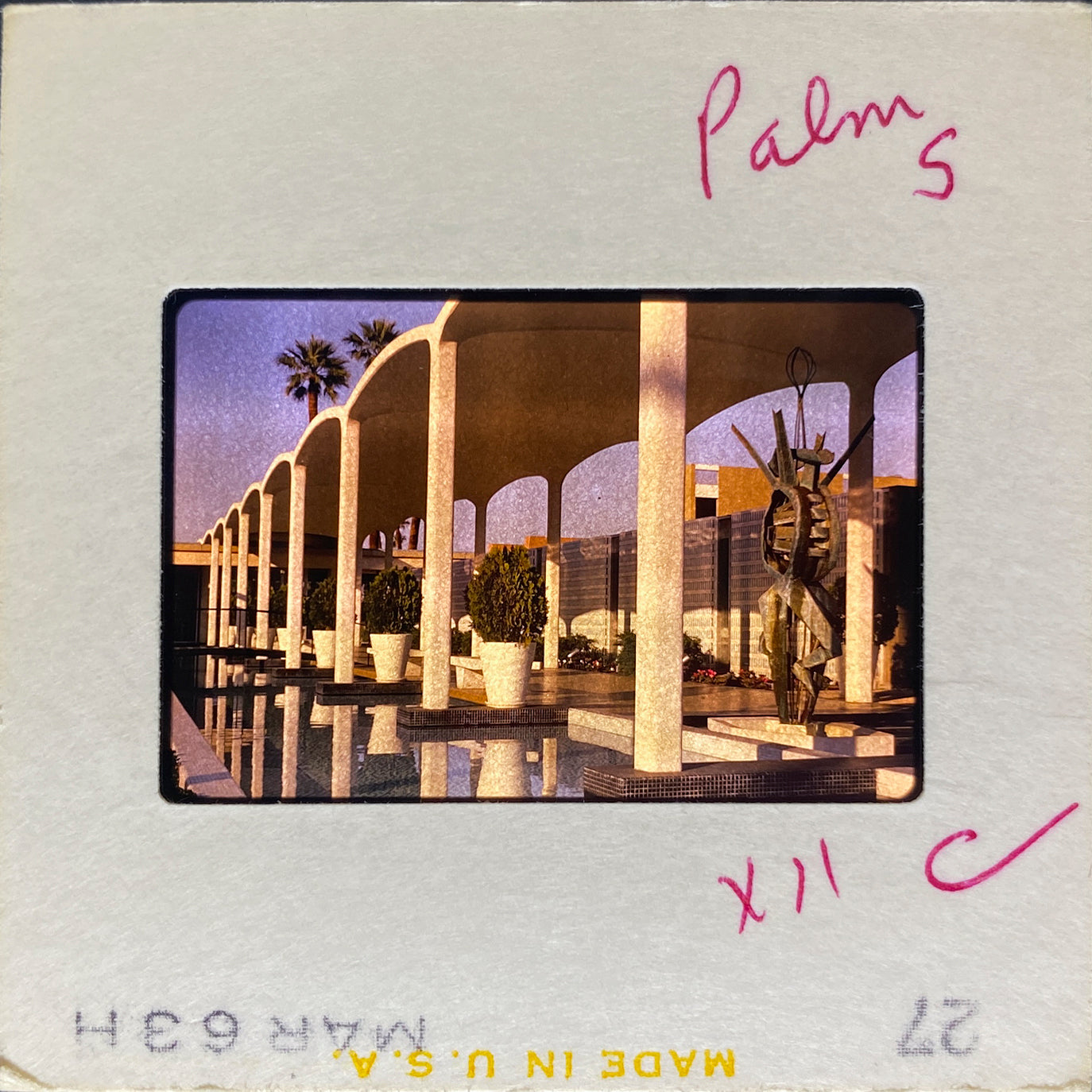 Untitled, Palm Springs Spa & Hotel, Palm Springs, USA, c. 1963 (WL00165: Series of 15)