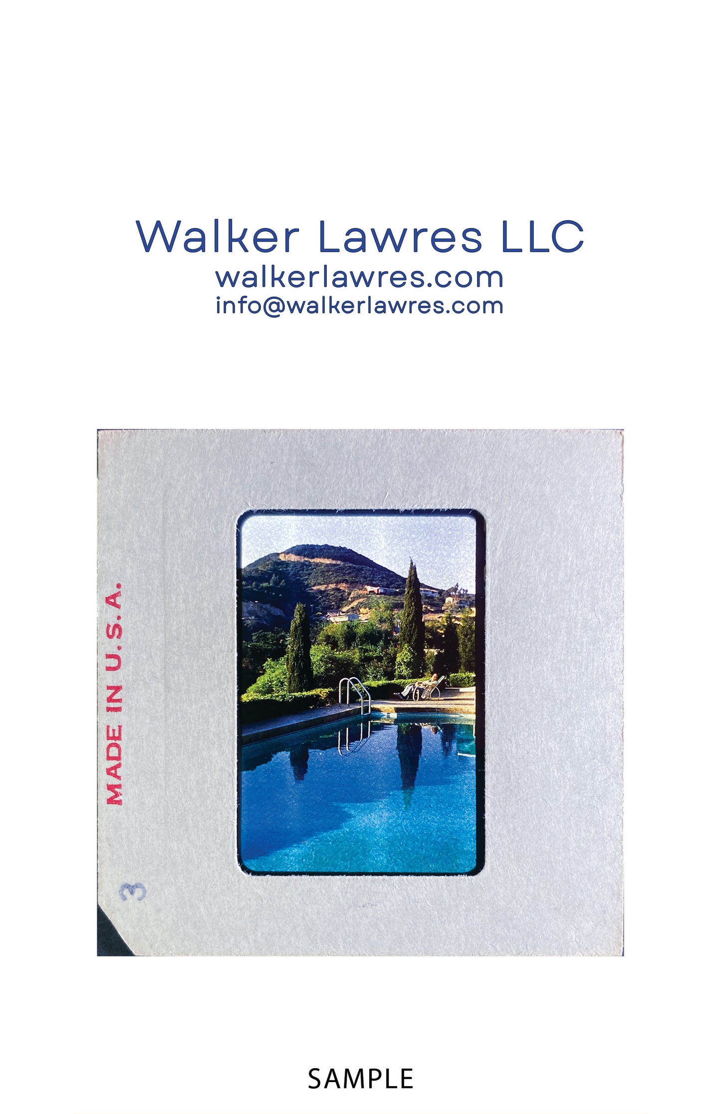 Untitled, Pool in the Hills, Los Angeles, USA, c. 1960s (WL00167: Series of 25)