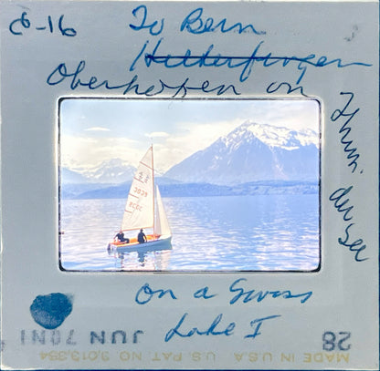 On a Swiss Lake I, Oberhofen, Switzerland, c. 1970 (WL00170)