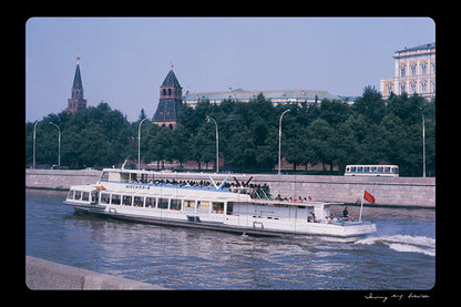 Untitled, Tour boat on Moskova River, Moscow, Russia, 1974 (WL00197: Series of 15)